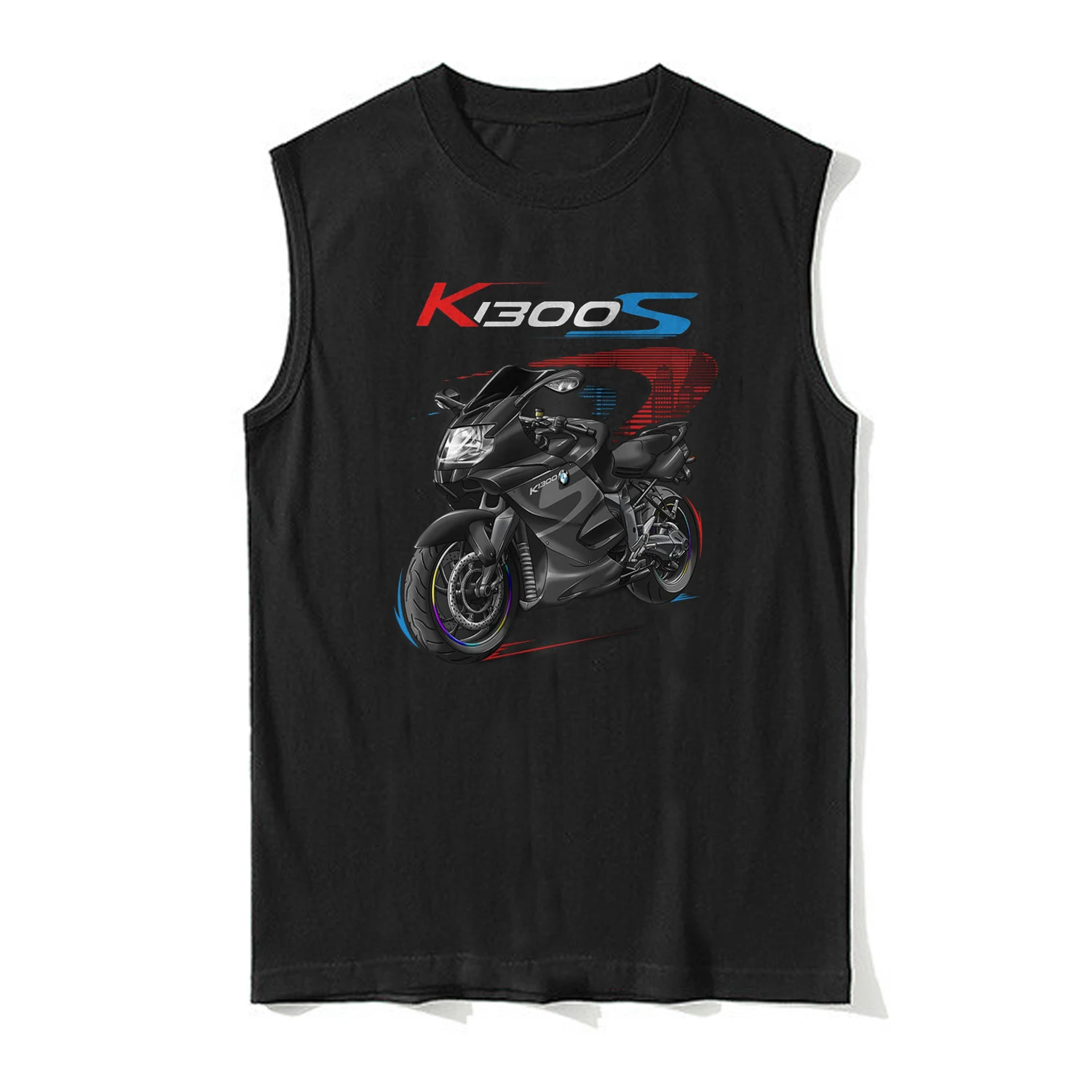 Classic German K1300S Motorcycle Tanktop 100% Cotton O-Neck Summer Casual Mens Vest Sleeveless T-shirt Rider Streetwear