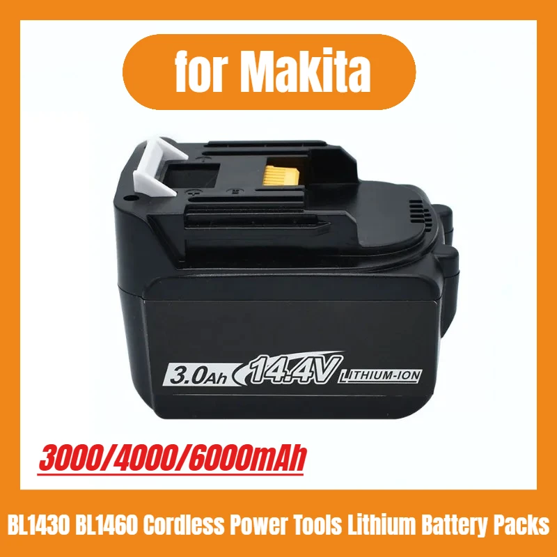 

14.4V Multi Capacity Battery for Makita BL1430 BL1460 Cordless Power ToolsLithium Battery Packs