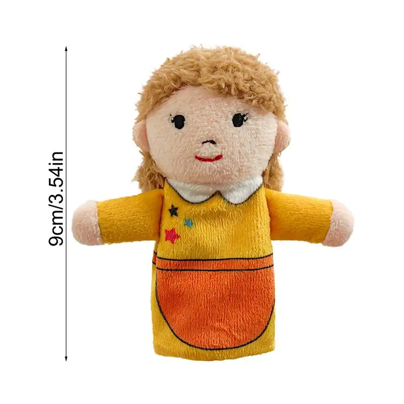 Burattini da dito per bambini Burattini da dito a mano carini Giocattoli da dito per bambini Famiglia Burattini da dito Giocattoli Morbidi figure di peluche Giocattolo per