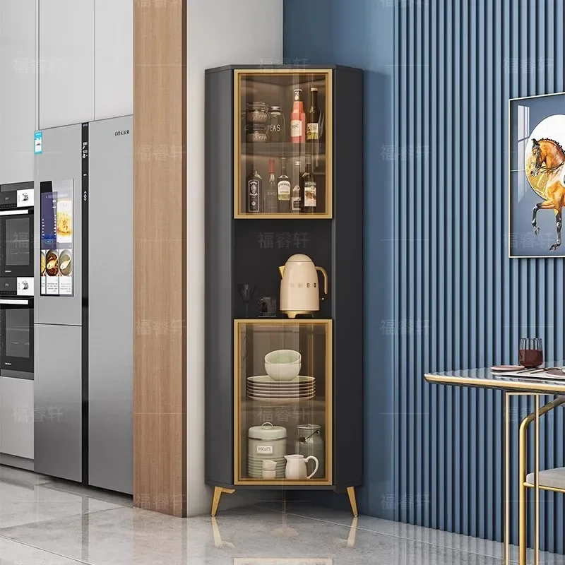 

Nordic Display Modern Home Whiskey Iron Cabinet Antique Furniture Open Cabinets Outdoor Bar Drinks Showcase Szafka Full Kitchen