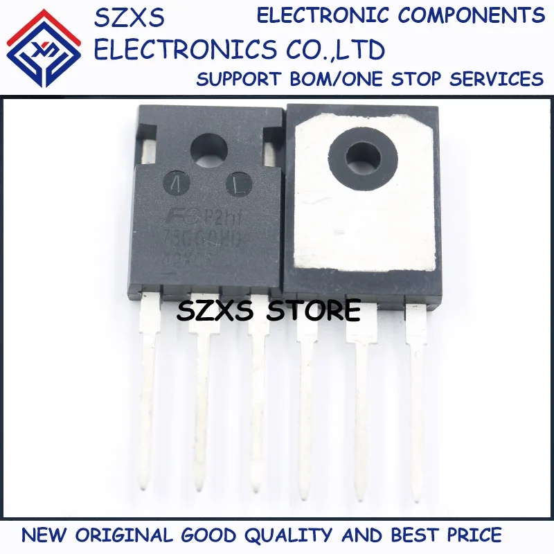 

New Original 2Pcs 75G60HD FGW75N60HD TO-247 600V 75A IGBT Transistor In Stock Electronic Components Good Quality