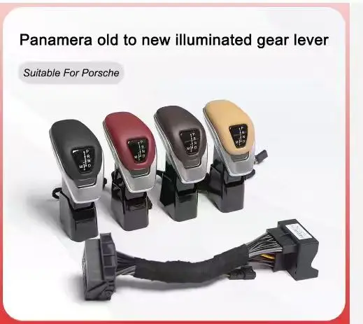 For Porsche Panamera 970 2010 - 2016 gear lever Gear Shifter Knob Updated to new version style gear position display gear knob