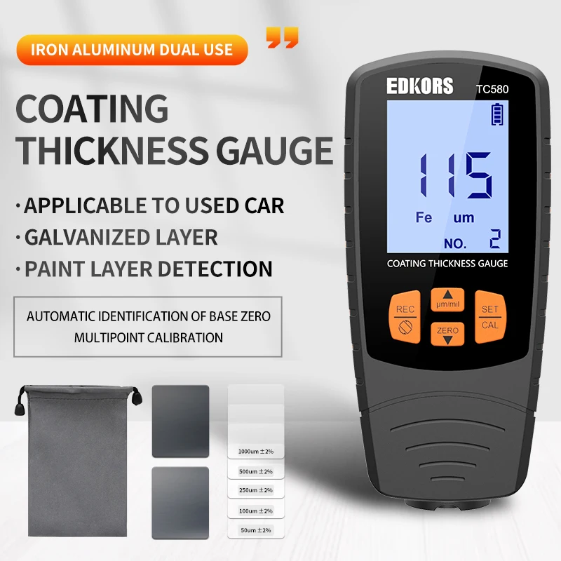 Thickness Gauge For Cars Car Paint Thickness Gauge Paint Thickness Tester Coating Meter Coating Thickness Gauge