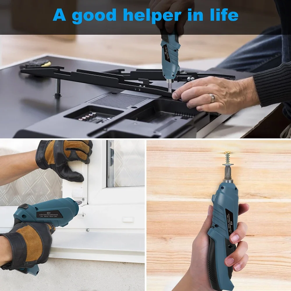 Zestaw wkrętaków elektrycznych Hanmatek Akumulatorowy zestaw oświetlenia LED Mini bezprzewodowy wkrętak akumulatorowy Zestaw wkrętaków akumulatorowych DrillTool