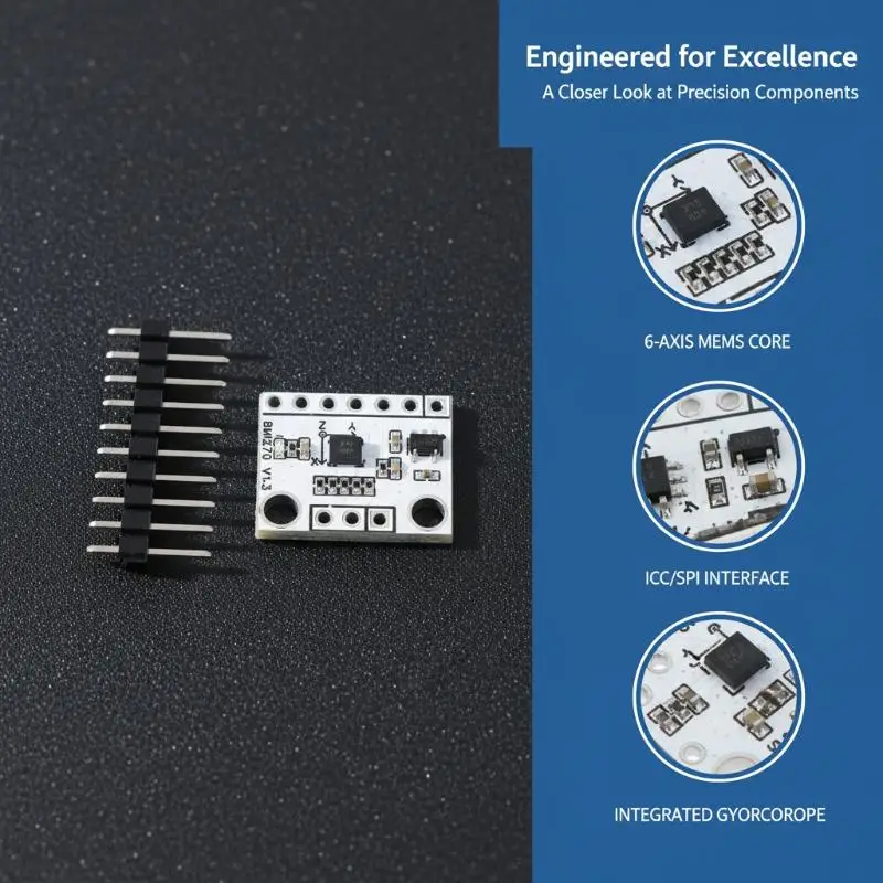 BMI270 Module Six-axis Sensor with High Precision Outpacing BMI160 for Smart Wearable Applications