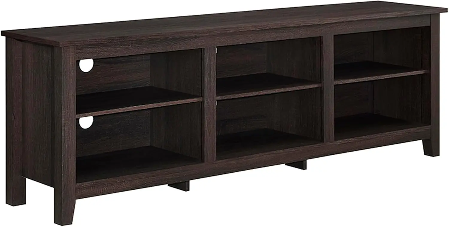 Wren Classic 6  TV Stand for TVs up to 80 Inches, 70 Inch, Espresso