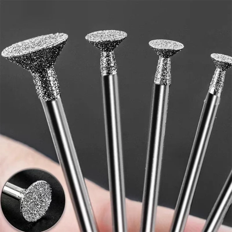 C2-نوع عرقوب 2.35 مللي متر 3 مللي متر 120 حصى الماس طحن لدغ 0.8-10 مللي متر الأسنان طحن بت الماس نقطة الماس طحن لدغ #1