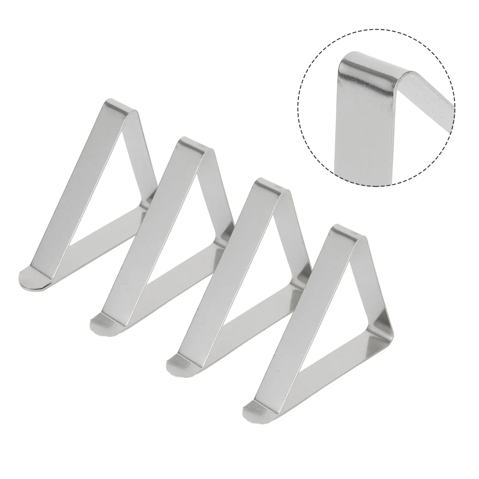 8Pcs Stainless Steel Table Cloth Clip Wedding Picnic Table Cover Clip Holder Tablecloth Stable Clips For Home Fixed Clip