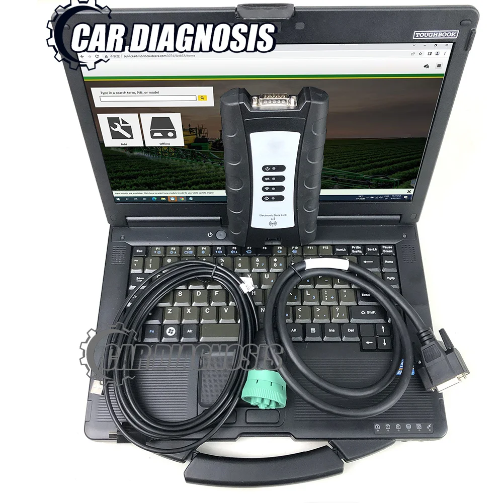 

CF53 lap V5.3 AG CF Electronic Data Link V3 Service JD EDL V3 Advisor Agricultural Equipment Diagnostic Tool agriculture tool