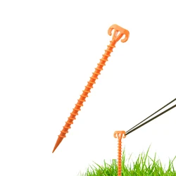 Tent Peg Outdoor Camping Trip Tent Nails Ground Nails Screw Nail Stakes Pegs Plastic Sand Pegs Trip Beach Tent Stakes Nails