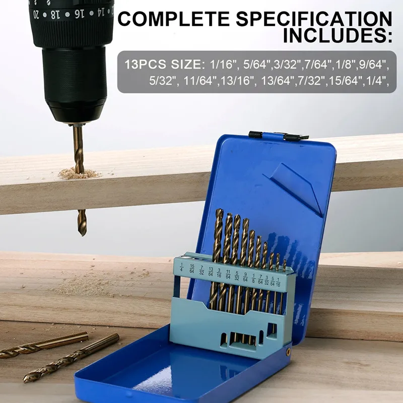 13Pcs Cobalt Carbid…