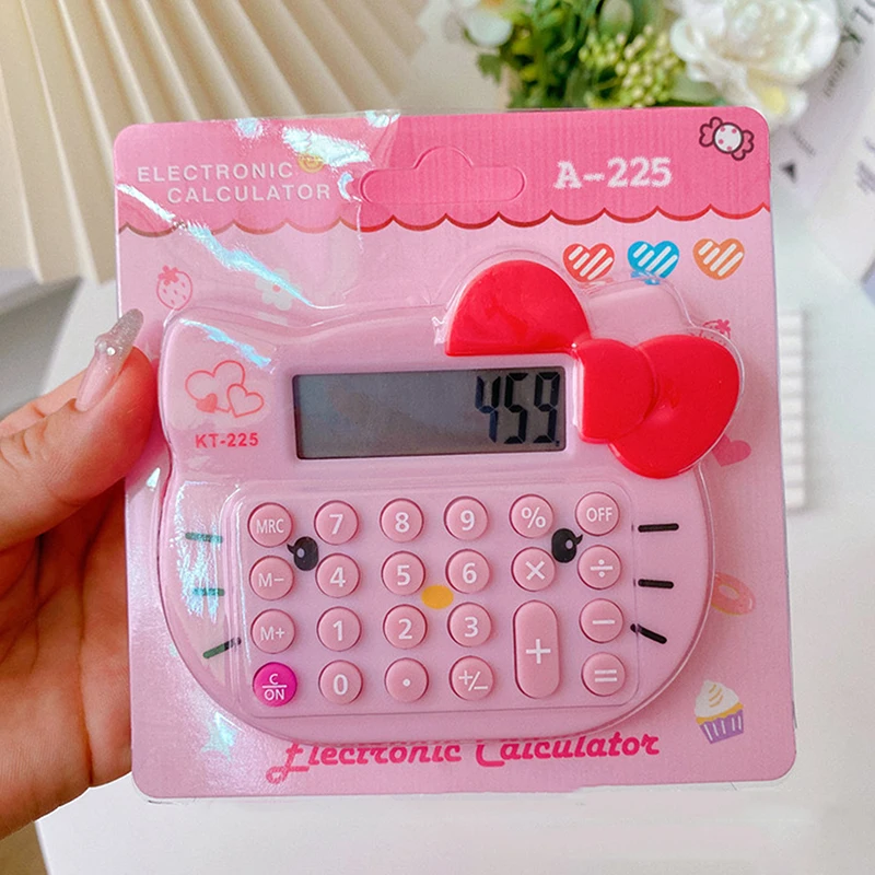 Cute Cartoon Calculator Kawaii Portable Office Learning Supplies Student Calculator Kids Gift