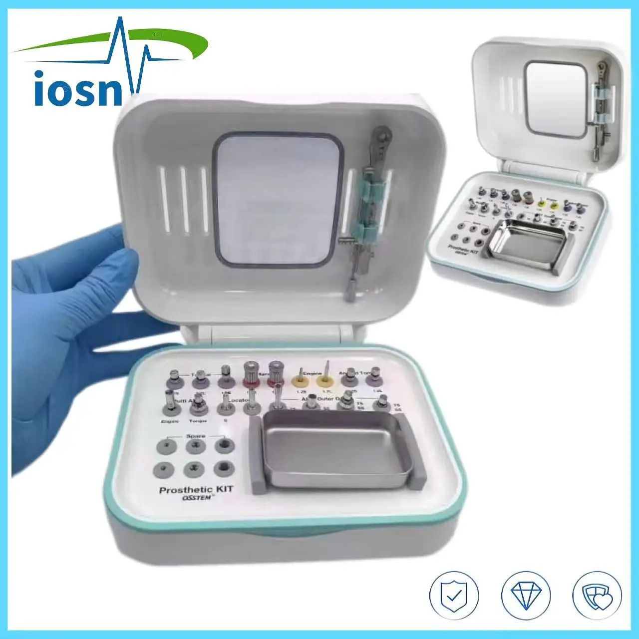 

Second-stage tool box for dental digital whole-course guide plate surgery implant restoration