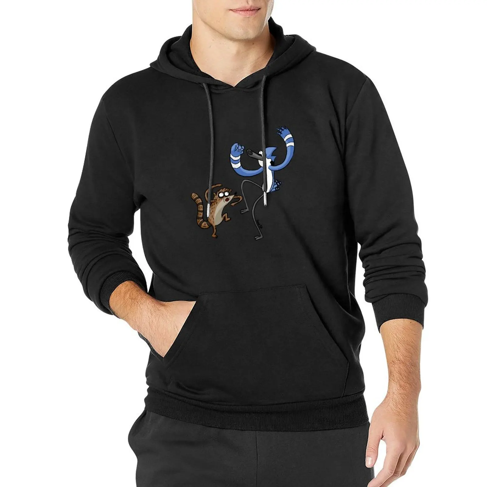 Rigby And Mordecai Pullover Hoodie men's sweat-shirt set men clothes new in hoodies and blouses