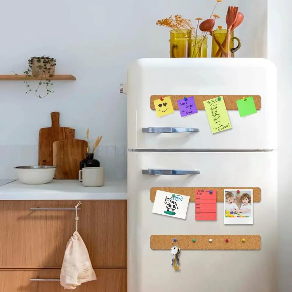 مادة الفلين لوحة الفلين ذاتية اللصق بدون إطار ذاتية اللصق لوحة الفلين القابلة للإزالة لوحة إعلانات الفلين #5