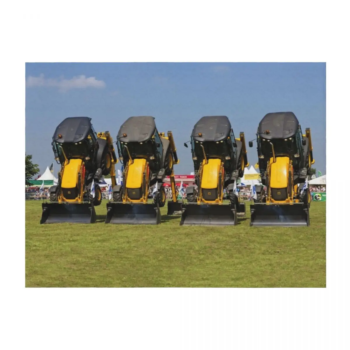 

The Diggerland Dancing Diggers Stunt Team Throw Blanket Soft manga for babies Nap Blankets