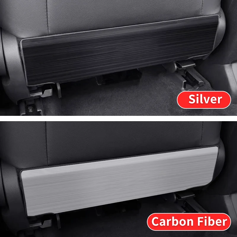 Stainless Steel Seat Defense Plate for Lexus LX570 GX460 GX400 2008-2023 2021 2020 Interior Decoration upgraded Accessories