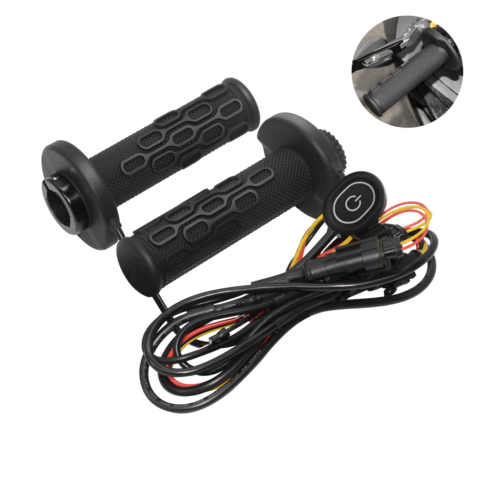 

Motorcycle Heated Grips Handle Accessories Accelerator Handleba Throttle Universal Speed 22mm Scooter Motocross ATV Handgrips
