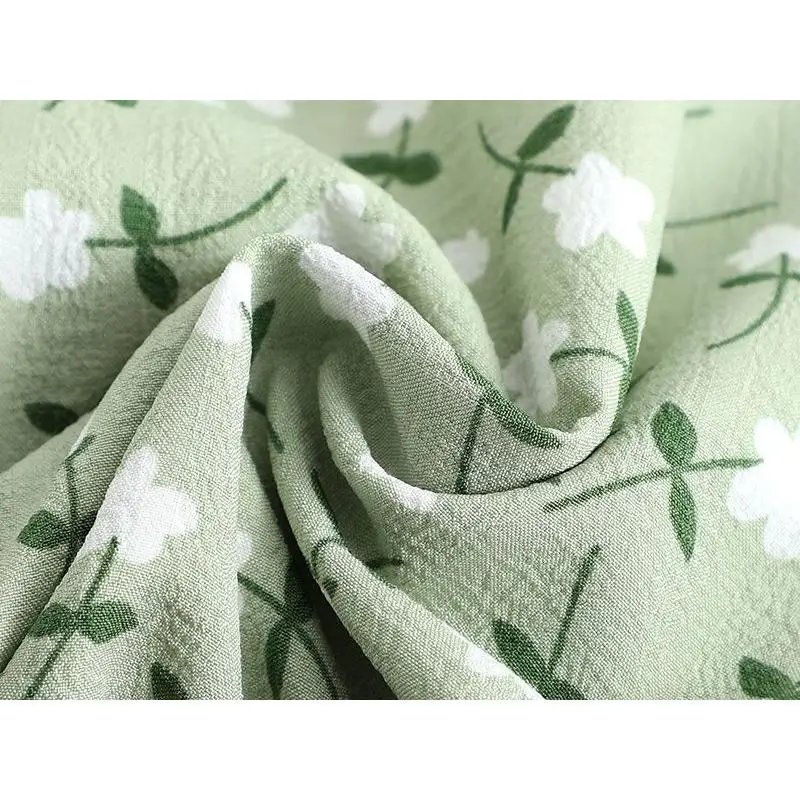 تنانير شيفون مطبوعة رائعة للسيدات صيفية متوسطة الطول تنورة طويلة صغيرة منقوشة بالزهور عالية الخصر فوق الركبة