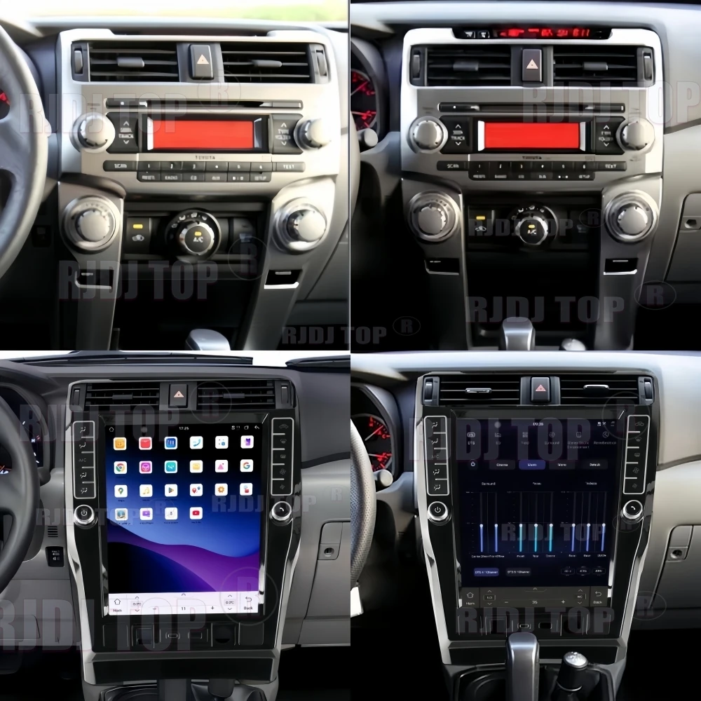 16.2 Inch Android 14 For Toyota 4runner 2009-2023 Car Radio GPS Navigation Wireless CarPlay 5G DSP Audio Multimedia Video Player