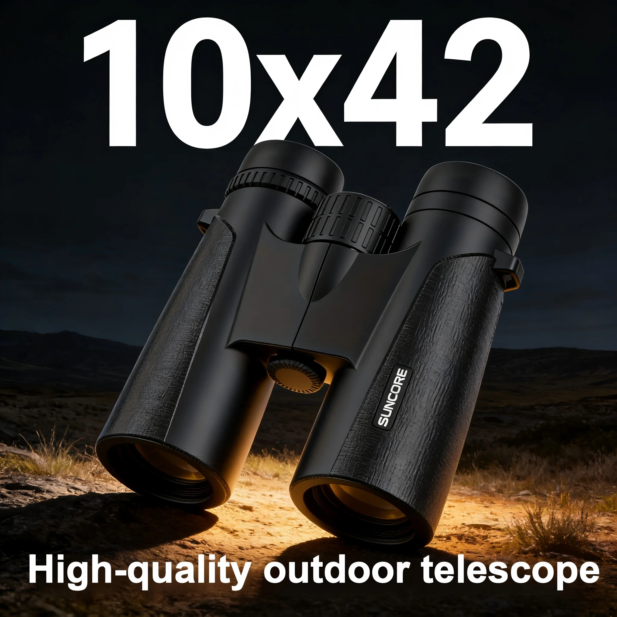 

Бинокль SUNCORE 10x42 Pro Compact: большой окуляр для широкого обзора и использования при слабом освещении | Сверхбыстрый фокус для охоты и экшн-съемки