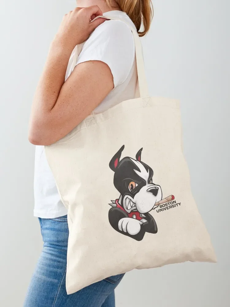 Boston University Terrier High Tote Bag shopping cart bags Women's shopping bag Tote Bag