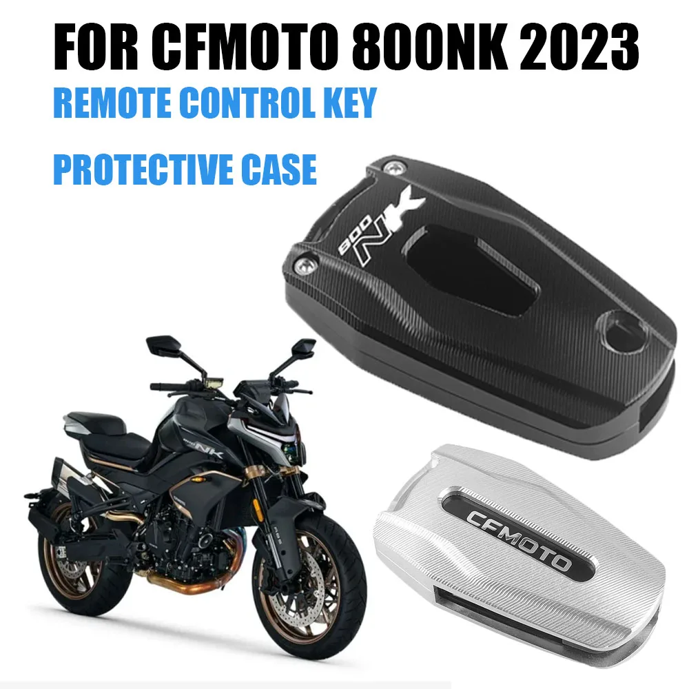 Motorcycle Remote Control Key Aluminum Alloy Protective Shell Special Anti-drop Key Decoration Cover For CFMOTO 800NK NK800 2023