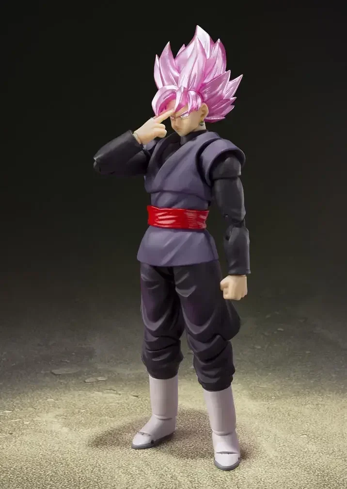 Productos al contado 100% Original Bandai Sh Figuarts Shf Dragon Ball Goku Gokou figuras de acción negras Anime modelo juguetes Figura en Stock