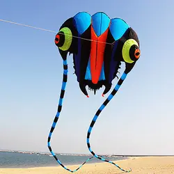 Outdoor fun Sports Single Line 2sqm Ripstop Nylon Power Software  Inflatable Trilobites Kite / Animal  Kites Factory Outlet