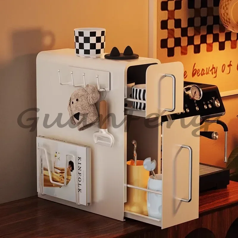 Space Saving Slim Spice Organizer, Narrow Countertop Storage Rack for Kitchen Seasoning Bottles Salt Containers
