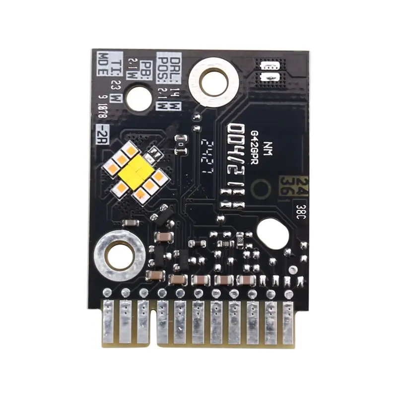 

A66P-светодиодный чип передней фары для BMW 2 серии G42 2022-2024, желтые светодиодные платы дневных ходовых огней