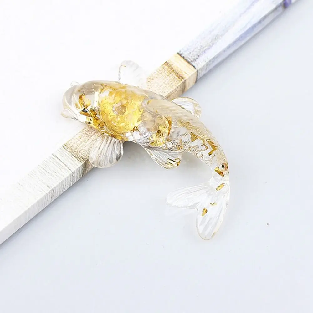 Mascot Resin Crafts Natural Crystal Handicraft Decoration Gift Car Pendant Fish Ornaments Wedding Accessories Artificial Fish
