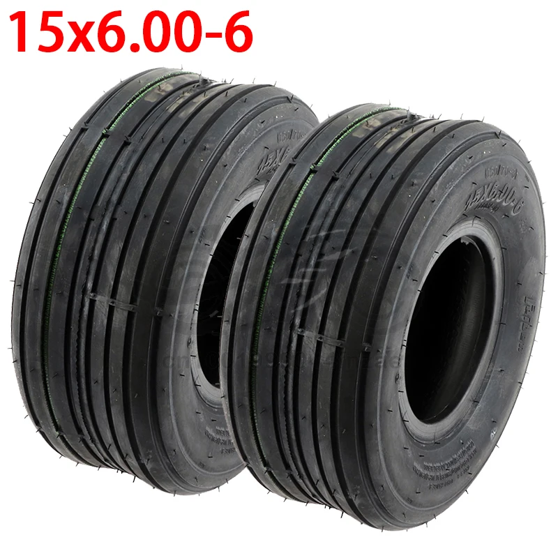 

2 Pcs/lot 15x6.00-6 vacuum tires15x6-6 for China small Harley Motorcycle 168CC Karting Go Kart Refit Parts