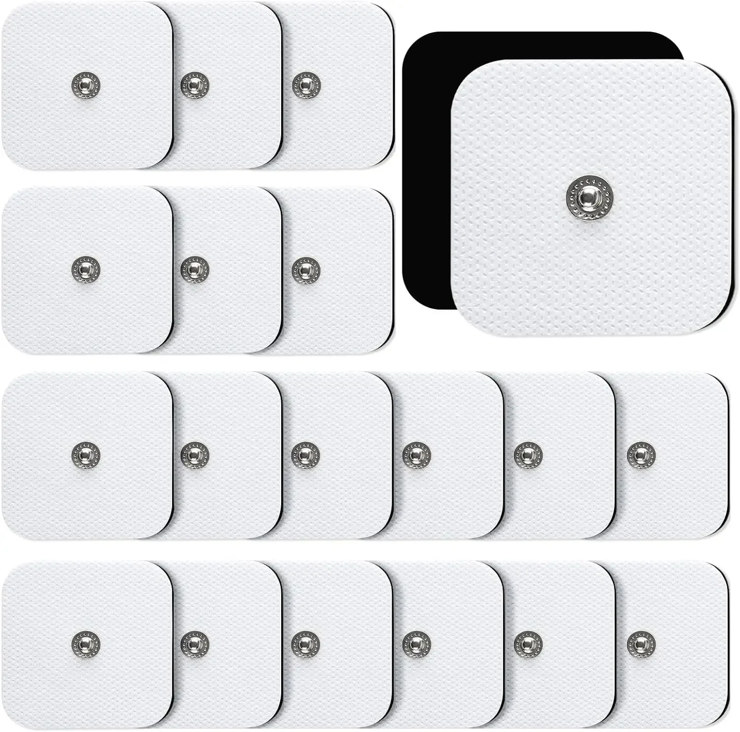 

Сменные подушечки блока TENS, 10/30/50 шт. подушечки для электродов, самоклеящиеся электроды для повторного использования более 30 раз, с устройствами TENS