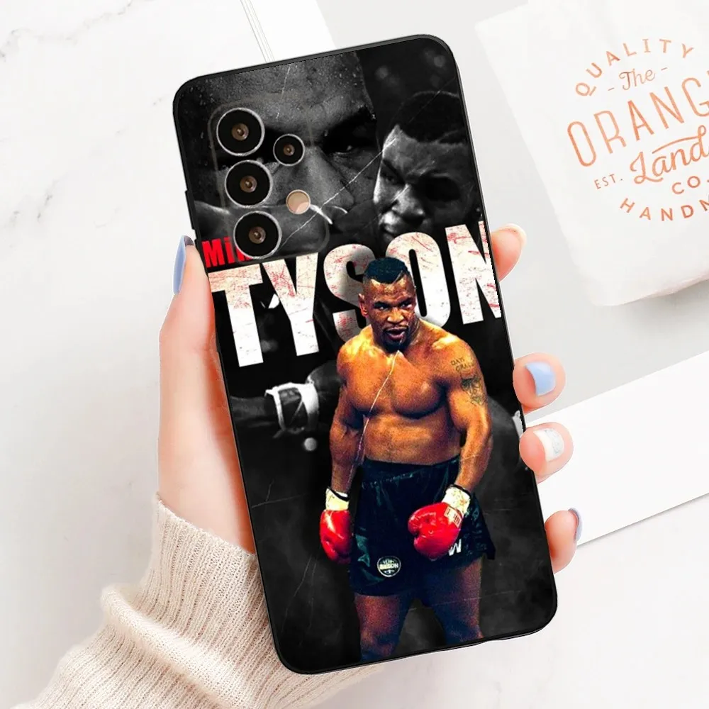 Mike Tyson Boxer Man Phone Case For Samsung Galaxy A13,A21s,A22,A31,A32,A52,A53,A71,A80,A91 Soft Black Cover