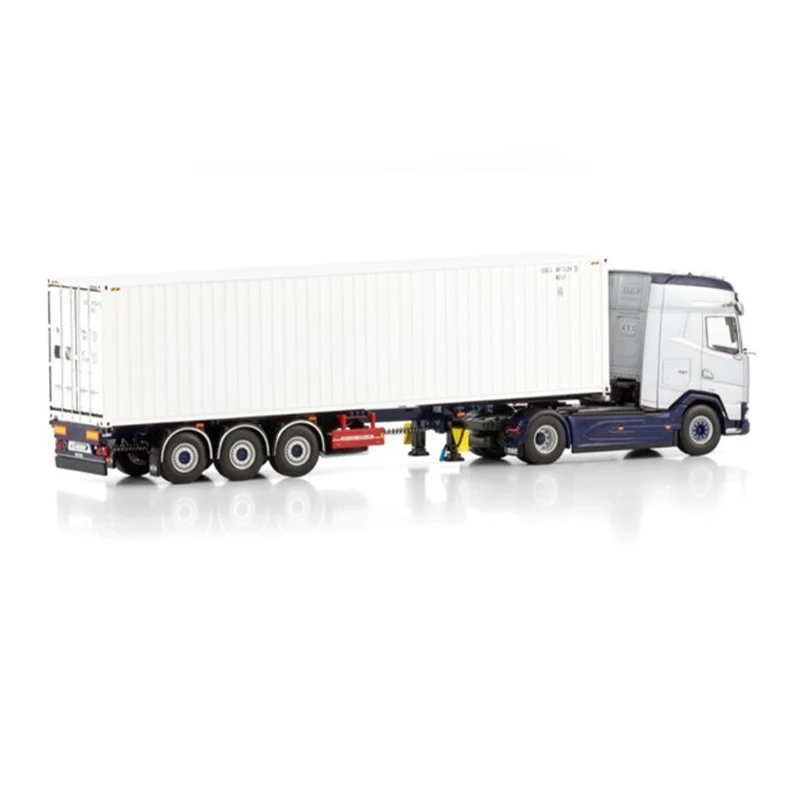 1:50 Scale DAF 4X2+40FT Container Trailer Model BERNARD ET Simulation Alloy Car Model Static Collectible Gift Souvenir Decration