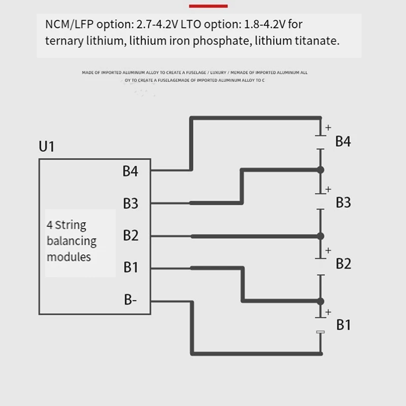 5.5A Current Active Balancer 6S Equalizer Lithium Ion Lifepo4 LTO Lithium Battery Active Equalizer Balance Board Easy To Use