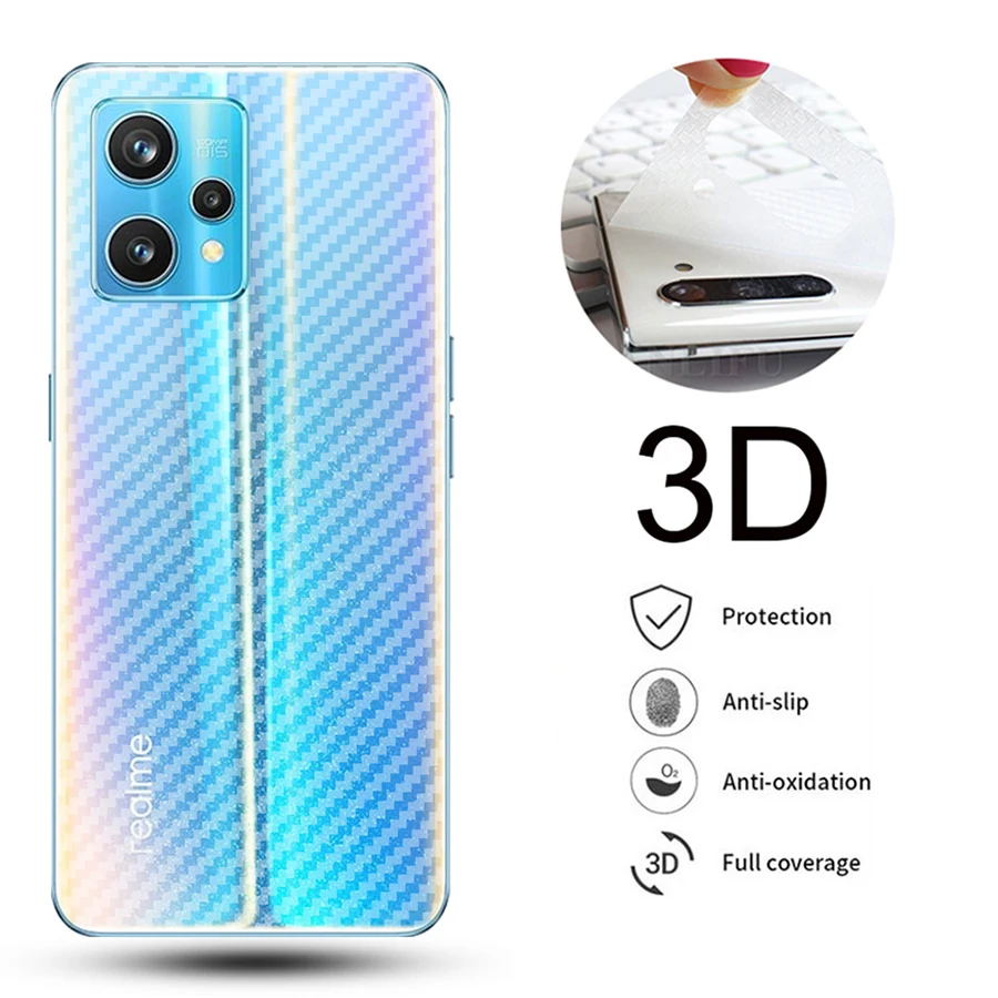 

5PCS Back Carbon Fiber Film For Realme GT Master Edition 5G Matte Screen Protector On Realmi GT Master 2021 5G Film Not Glass