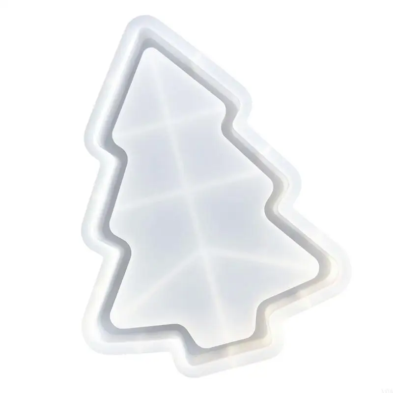 

X4YA силиконовая форма для подноса для рождественской елки для энтузиастов ручной работы, форма для сервировки блюда