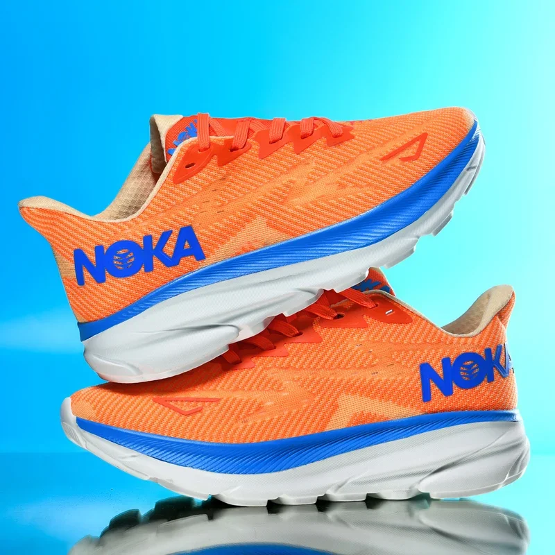 Men's Running Shoes Jogging Trainer Couple Race Outdoor Non-Slip Sneakers Mesh Cushioning Luxury Shoes Breathable Off-road Shoes view 2