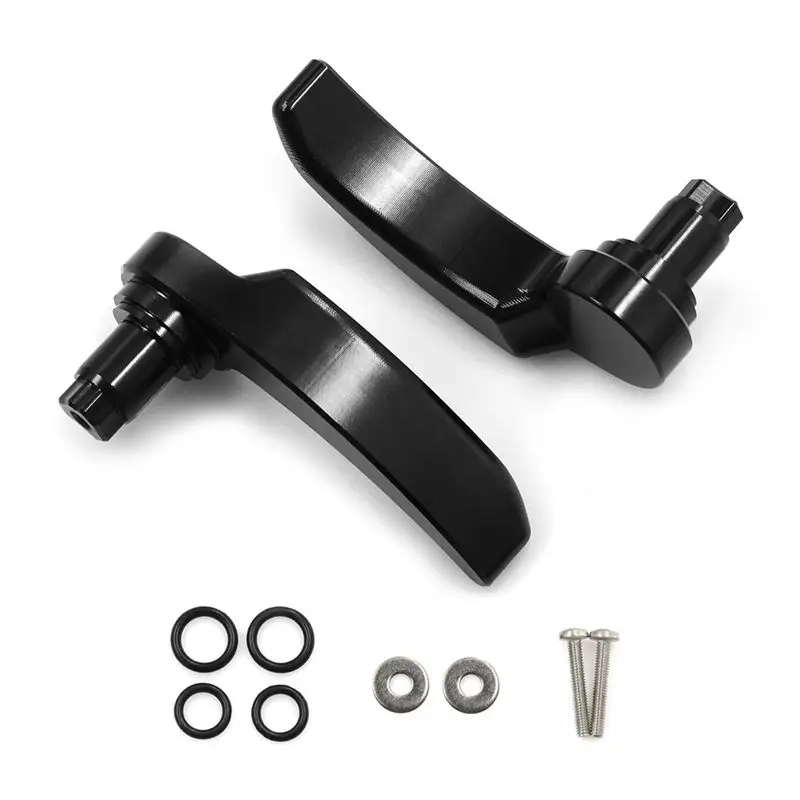 A09E-Motorcycle Saddlebag Seat Belt Buckle Pull Rod Kit For Touring Electra Glide Road King FLHR FLTRX 14-21