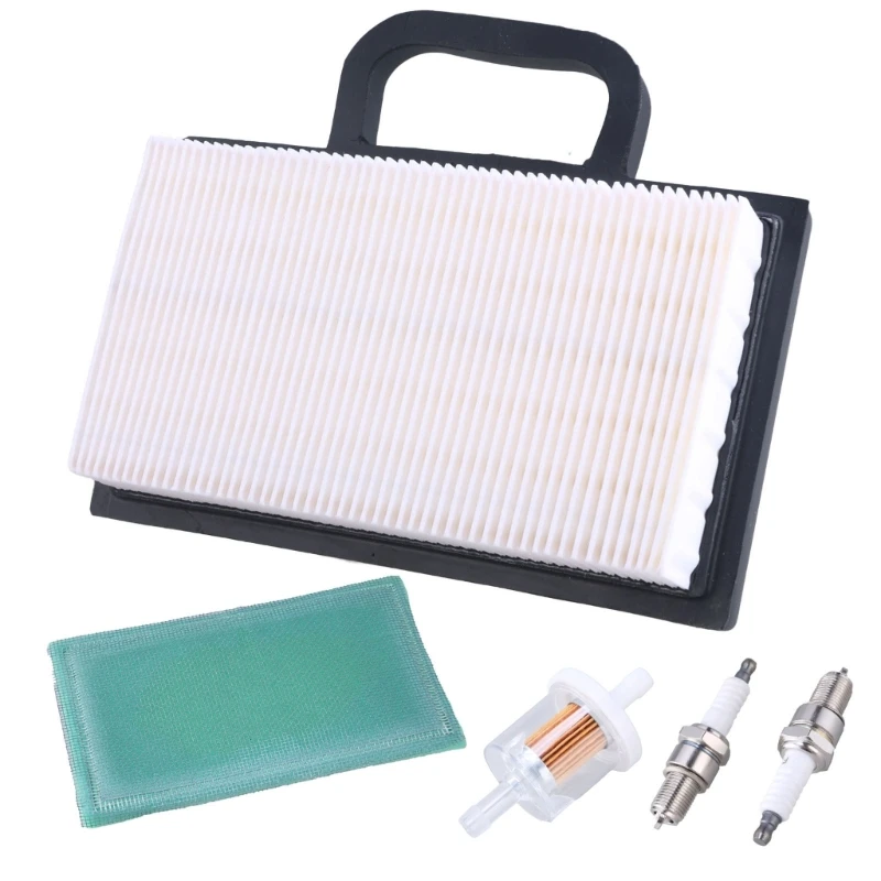 

Lawn Mower Tune Up Air Filters,Oil Filter for V Twin BS 499486S 405700 407700 Improve Efficiency Extend Life