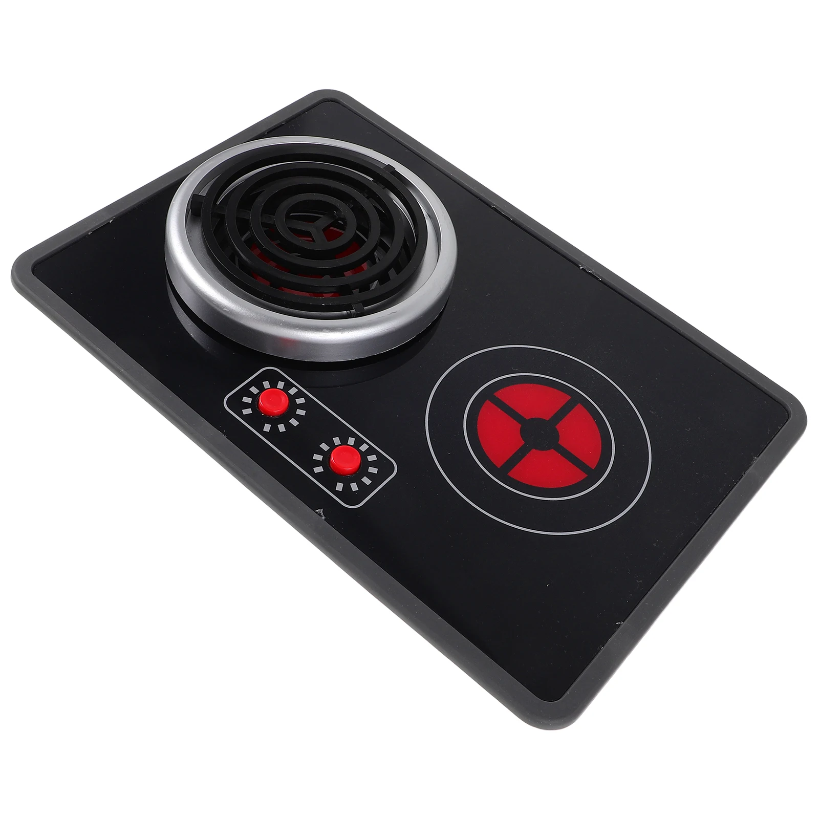 

1 set Children's Simulation Induction Cooker Kitchen Toy Accessories Kids Play Set Realistic Sound Light Pretend Cooking Stove