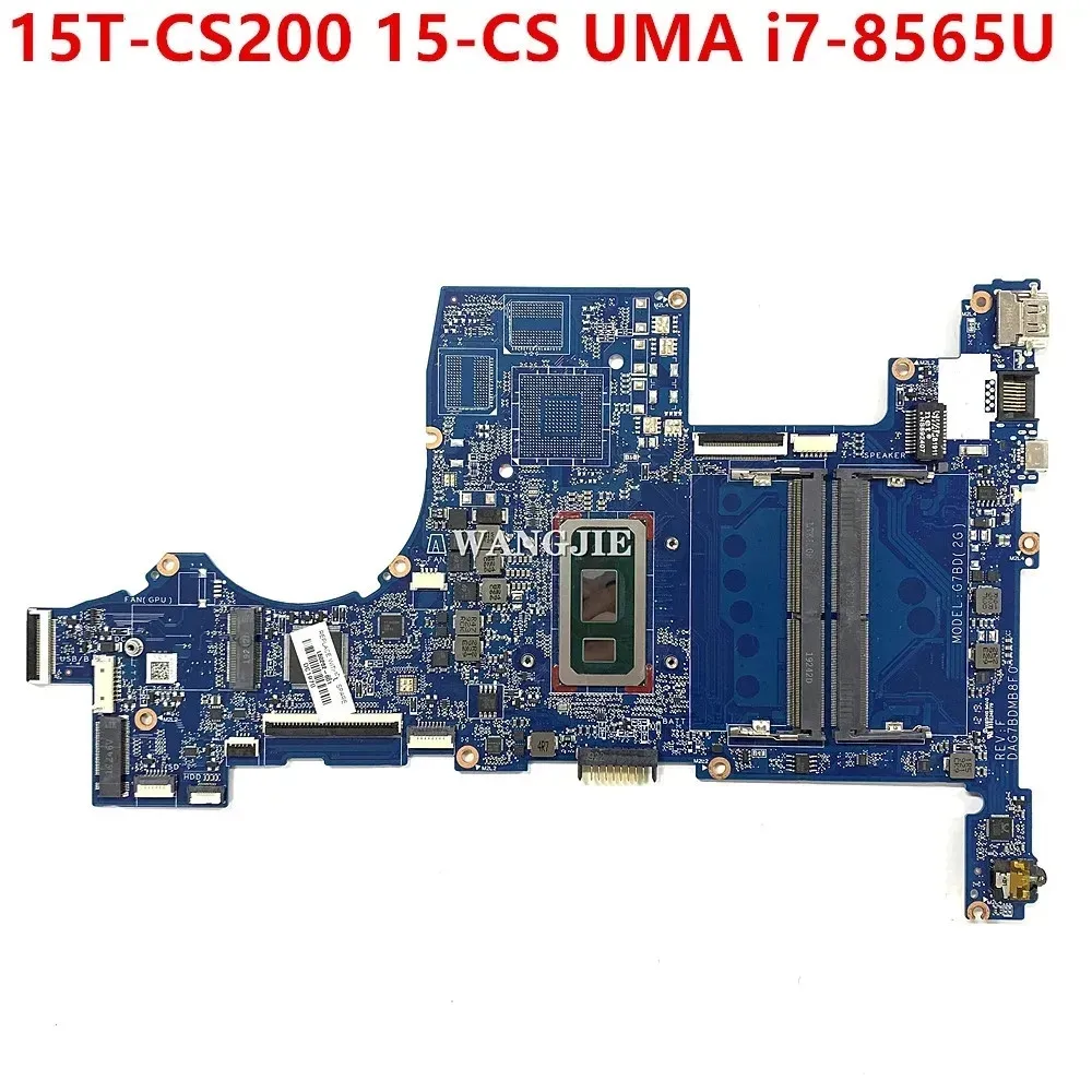 For HP PAVILION 15T-CS200 15-CS Laptop Motherboard L50262-601 L50262-001 UMA i7-8565U WIN DAG7BDMB8F0 100% Working