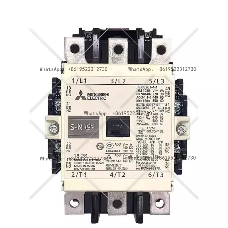 Para contactores de CA Mitsubishi S-N125/150/180/220/300/400 110V/220 44