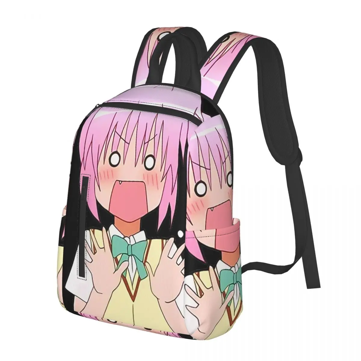 

Nana Astar Deviluke From To Love Ru Darkness Student Backpack School Bag Hiking Travel Daypack for Unisex Bookbag Shoulder Bags