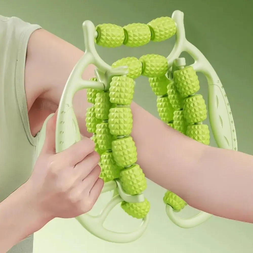 

29/23 Wheels Annular Leg Clamp Massager Handheld Multifunctional Cellulite Massager Deep Fabrics Smooth Tool