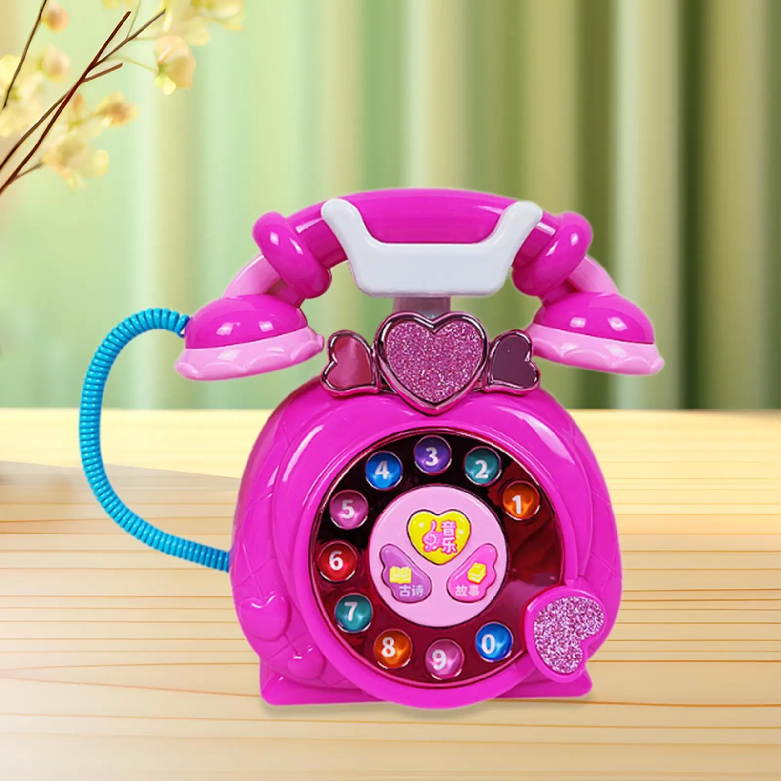 Telefono per bambini Giocattolo Coordinazione occhio-mano Telefono principessa per bambini Bambini