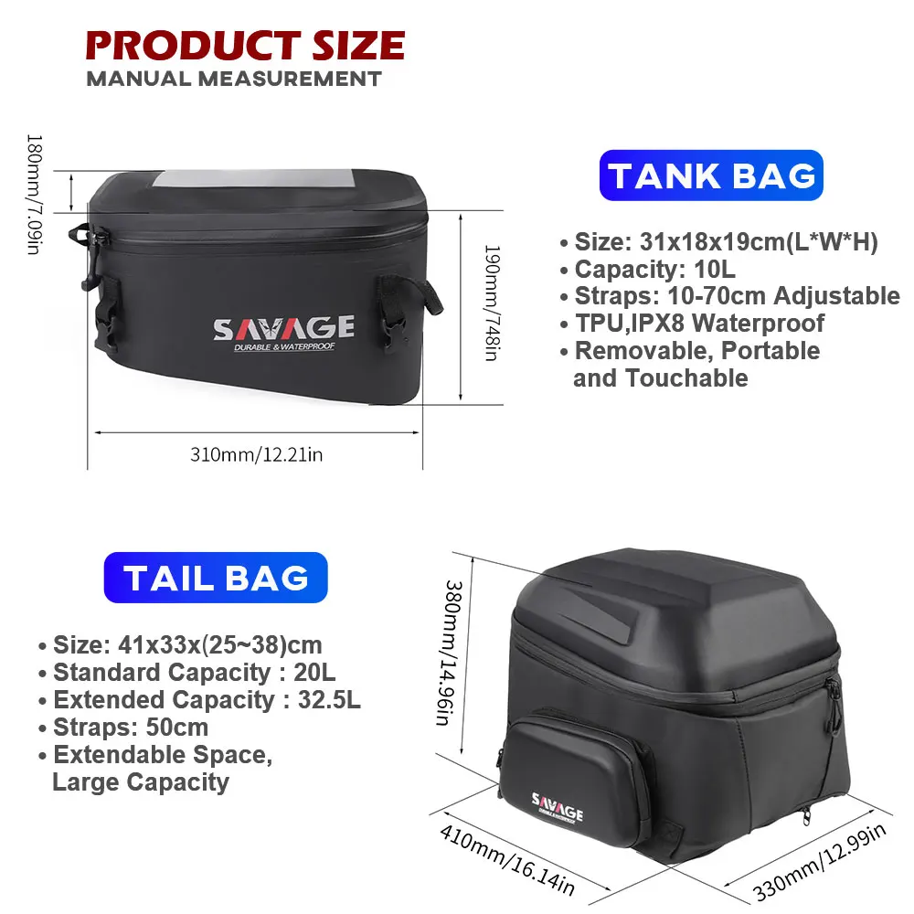 2025 450mt 800mt 700mt saco de armazenamento de bagagem viagem saco de tanque de corrida sacos traseiros traseiros para cfmoto 800mt-x mt450 MT-X800 alforje