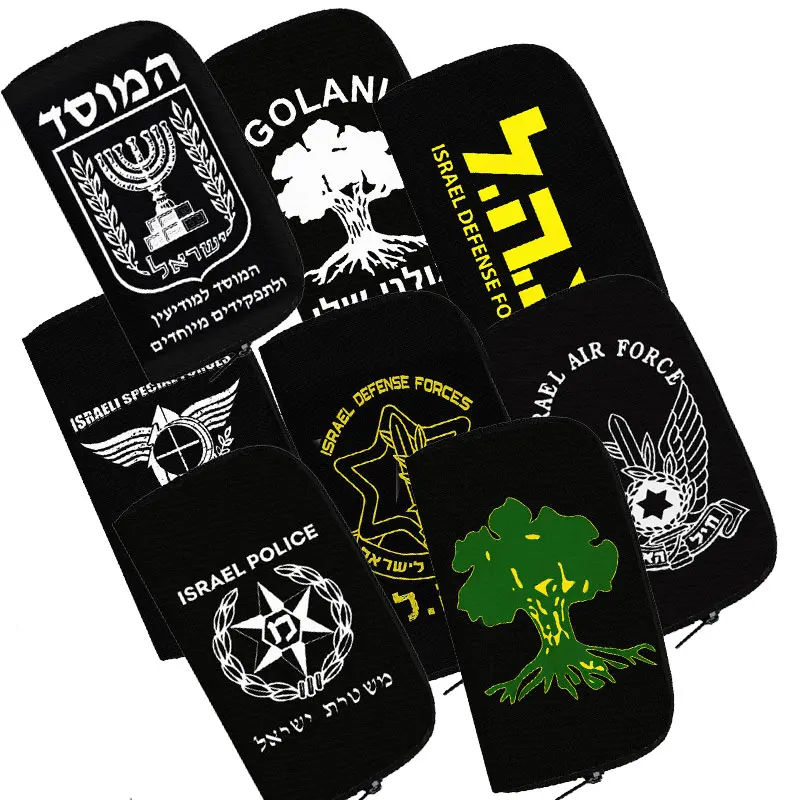 Israel IDF Israeli Army Mossad Print Wallet Special Forces Units 669 Egoz Maglan Money Bags Credit Card Phone Holder Coin Bag